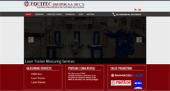 Desktop Screenshot of equitec.com.mx